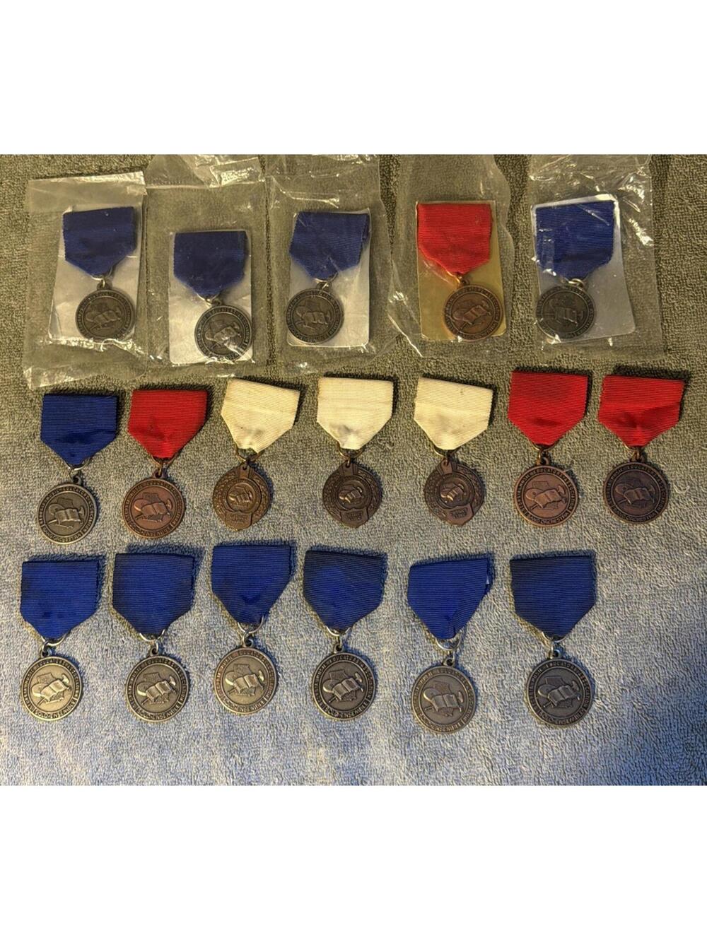 VTG Georgia Music Educators Association Medal Ribbon Lot Distric Clinic, Band